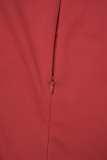 Mono informal de patchwork liso con cuentas, cuello redondo, regular, negro