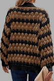 Zwartgrijs casual patchwork vest contrasterende bovenkleding