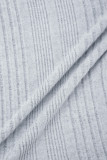 Robes grises décontractées unies basiques à manches longues
