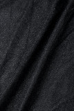 Robes de soirée noires sexy et formelles, dos nu, bretelles spaghetti, couleur unie