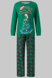 Pijamas de Natal com estampa verde Living Patchwork