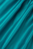 Robes trapèze décontractées vert malachite, couleur unie, patchwork, col rond