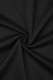 Черные лоскутные футболки с круглым вырезом и принтом бабочки в винтажном стиле