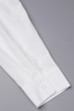 Желто-серый повседневный камуфляжный принт в стиле пэчворк, рубашка с длинным рукавом, воротник из двух частей