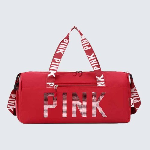 Red Casual Simplicity Letter Sequins Bags