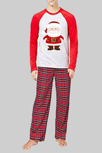 Красная одежда для сна на Рождество и Рождество в стиле пэчворк с принтом Red Living