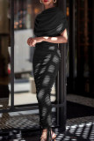 Черные элегантные однотонные бандажные лоскутные платья с застежкой-молнией и круглым вырезом нестандартной формы