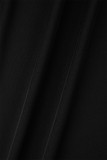 Black Street – robes jupe en Patchwork transparentes, dos nu, col asymétrique, perçage à chaud