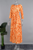 Камуфляжное элегантное платье с принтом, повязка, лоскутное платье на молнии с круглым вырезом и принтом, платья