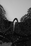 Черные сексуальные однотонные блестки в стиле пэчворк с открытой спиной и бретельками-юбками, обернутые платья-юбки