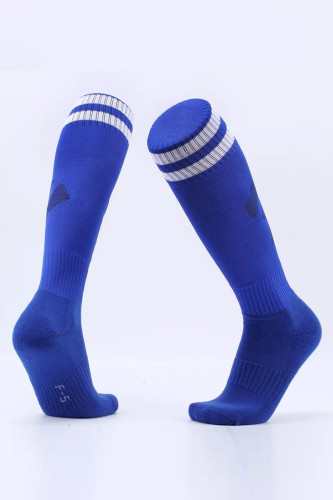 Blue White Casual Print Patchwork Sock