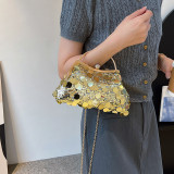 Gold Street Solid Sequins Patchwork Bags