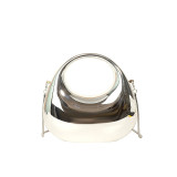 Silberne Alltags-Reißverschlusstaschen mit Farbverlauf