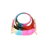 Silberne Alltags-Reißverschlusstaschen mit Farbverlauf