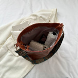 Khakifarbene, schlichte Vintage-Reißverschlusstaschen