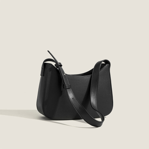 Черные повседневные однотонные лоскутные сумки Simplicity