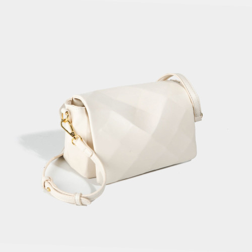 White Daily Simplicity Solid Fold Bags