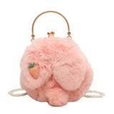 Светло-розовые сладкие повседневные лоскутные сумки