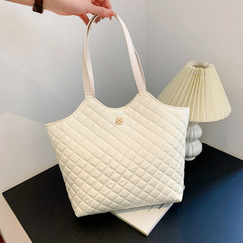 Белые повседневные сумки Simplicity в стиле ромб в стиле пэчворк
