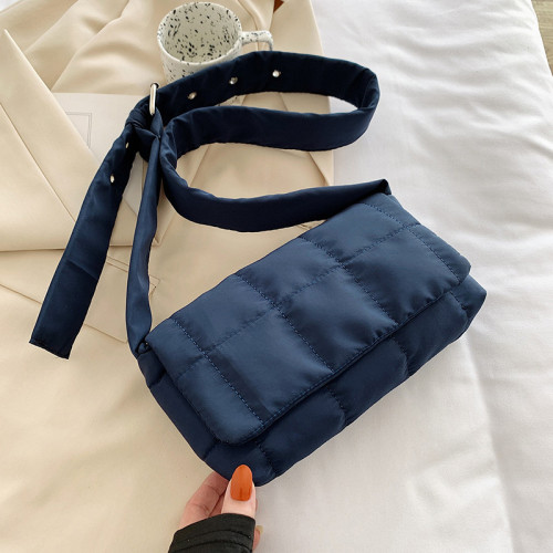 Темно-синие повседневные сумки в клетку Simplicity в стиле пэчворк