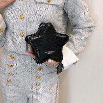 Schwarze tägliche geometrische Patchwork-Reißverschlusstaschen