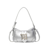 Silver Daily Vintage Solid Metal Accessories Decoration Bags