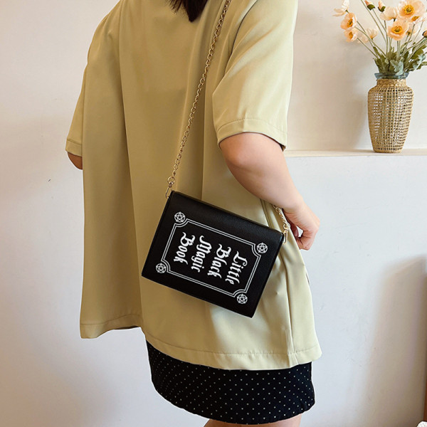 Black And White Daily Print Patchwork Bags