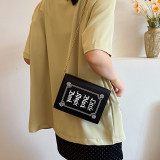Black And White Daily Print Patchwork Bags