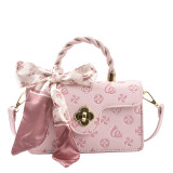 Blue Sweet Celebrities Geometric Patchwork Bags