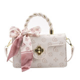 Blue Sweet Celebrities Geometric Patchwork Bags