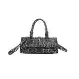 Yellow Casual Daily Leopard Patchwork Bags
