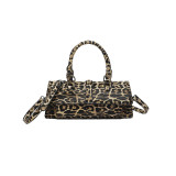 Yellow Casual Daily Leopard Patchwork Bags