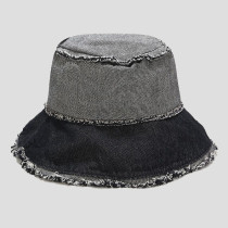 Black Street Patchwork Contrast Hat