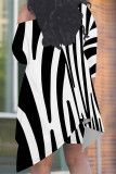 Colour Graphics Print Sloping Shoulder Long Irregular Hem Top And Shorts Vacation Plus Size Two Pieces Short Set