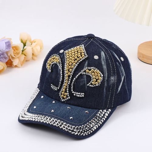 Dark Blue Street Patchwork Hot Drill Hat