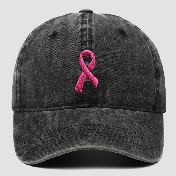 Black Street Embroidery Patchwork Hat