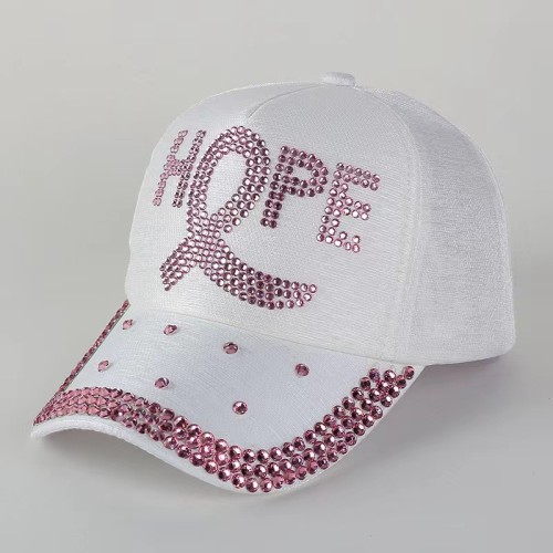White Street Letters Patchwork Hot Drill Hat