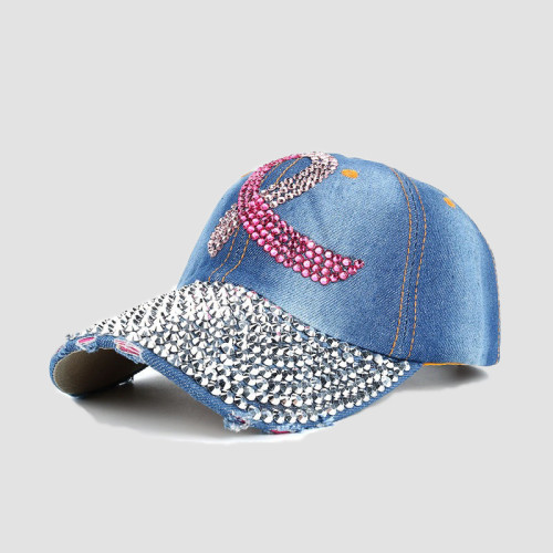 Blue Red Street Patchwork Hot Drill Hat