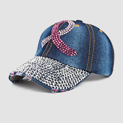 Dark Blue Street Patchwork Hot Drill Hat