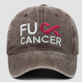 Black Street Letters Patchwork Hat
