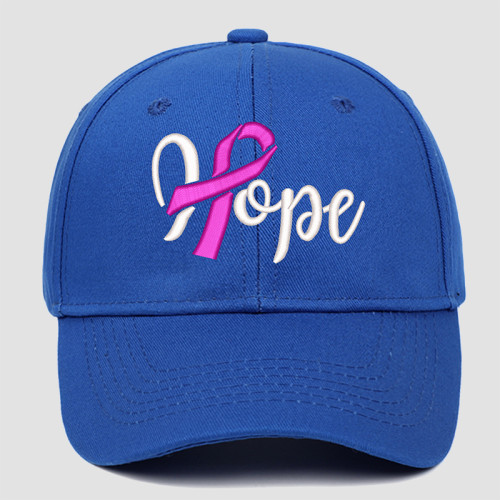 Royal Blue Street Letters Patchwork Hat