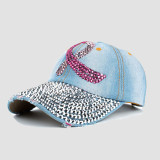 Dark Blue Street Patchwork Hot Drill Hat