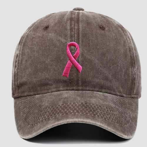 Coffee Street Embroidery Patchwork Hat