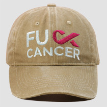 Khaki Street Letters Patchwork Hat