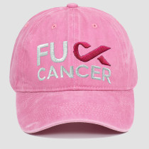 Pink Street Letters Patchwork Hat