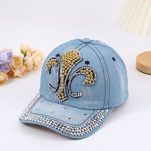 Baby Blue Street Patchwork Hot Drill Hat