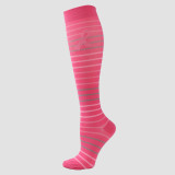 Powder White Daily Letters Patchwork Sock