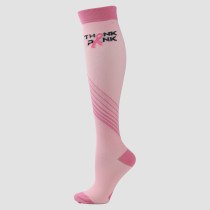 Light Pink Daily Letters Patchwork Sock