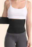 Black Daily Solid Color Patchwork Bustiers