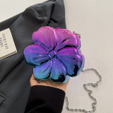 Colour Casual Colourful Flower Shaped Chain Crossbody Bag Y2K Style Theme Party Shoulder Bag